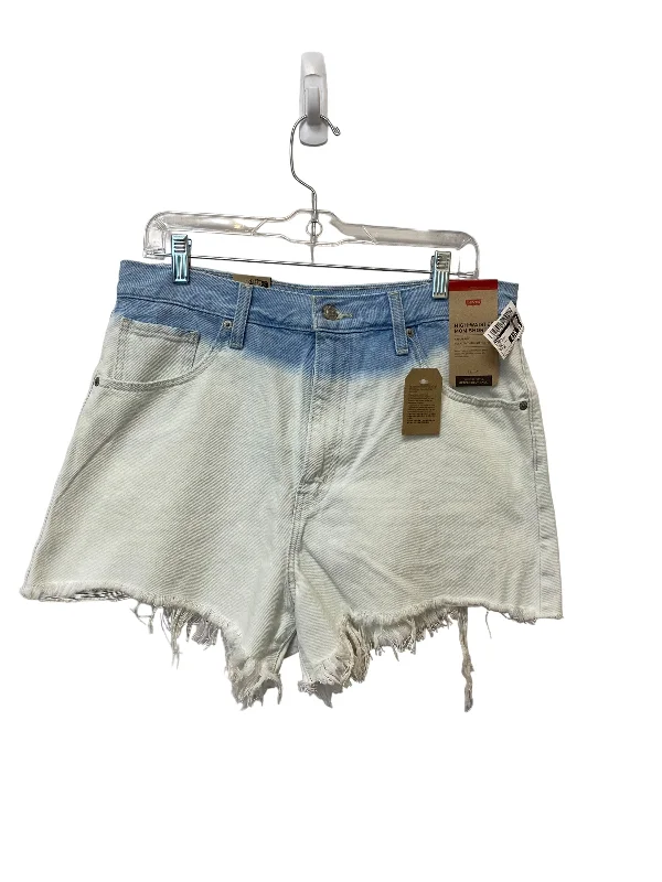 Blue Denim Shorts Levis, Size 31 Stylish Men's Neon