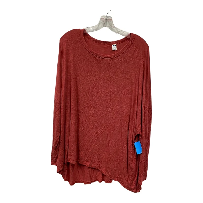 Top Ls By Old Navy In Red, Size:Xxl Trendy Men's Scandinavian