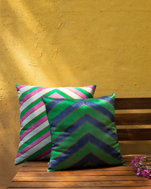 Palar Chevron Cushion Cover Dynamic Men's Glow