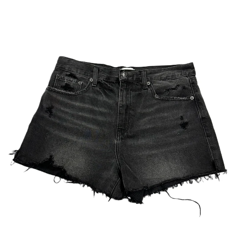 Black Denim Shorts By Pistola, Size: 6 Artistic Men's Hand