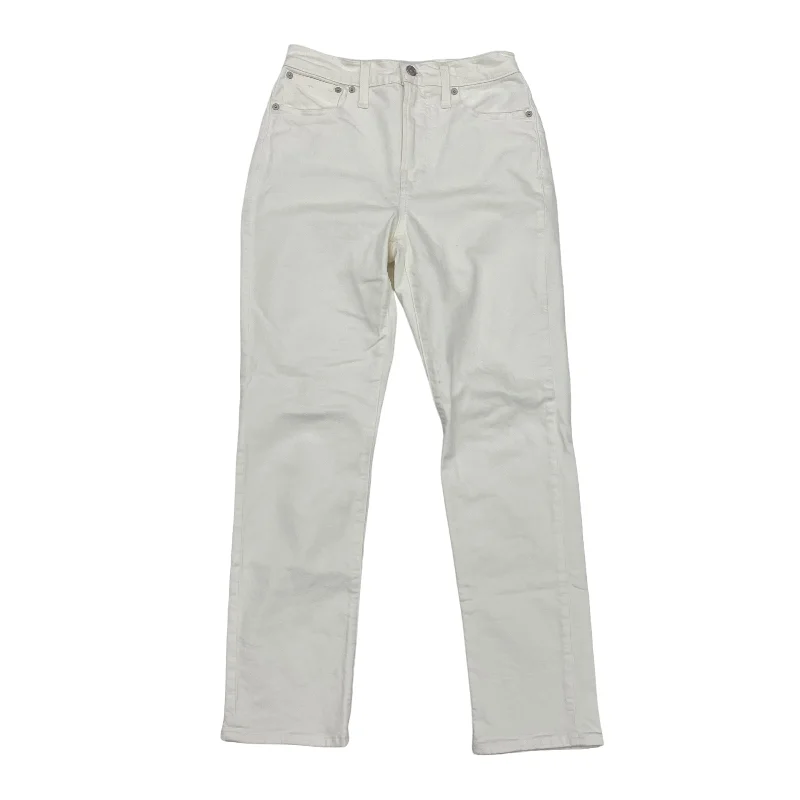 White Denim Jeans Skinny Madewell, Size 2 Masculine Men's 