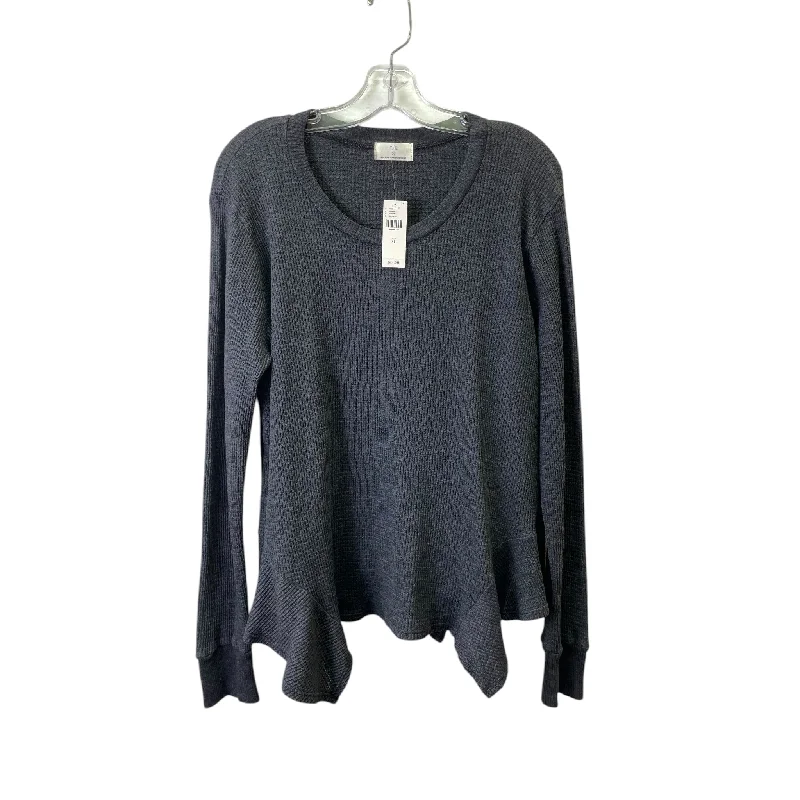 Top Ls By T.La In Grey, Size:Xl Cozy Men's Sherpa