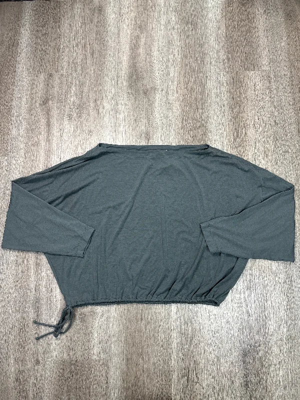 Athletic Top Long Sleeve Crewneck By Athleta In Green, Size: L Tough Men's Tactical