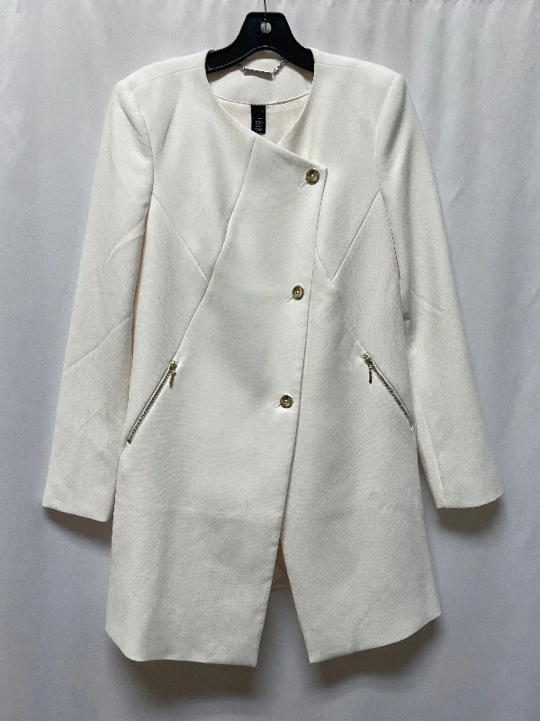 Coat Peacoat By White House Black Market In White, Size: S Casual Men's Short