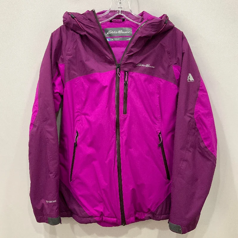 Coat Other By Eddie Bauer In Purple, Size: S Monochromatic Office Style