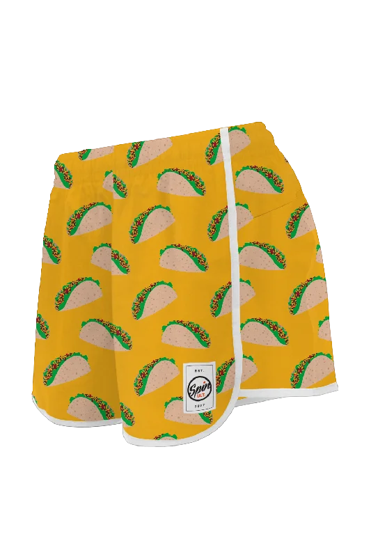 Spicy Taco Racer Shorts Edgy Men's Punk