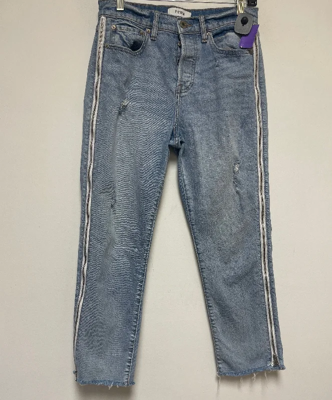 Blue Denim Jeans Boyfriend Pistola, Size 6 Street