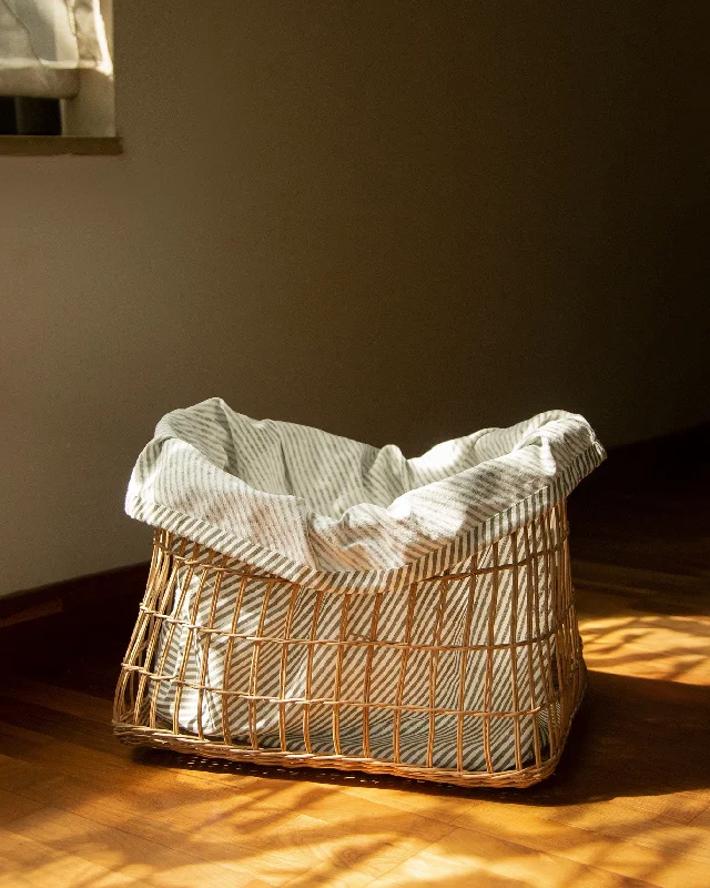 Rattan Basket with Bag Casual Men's Japanese 