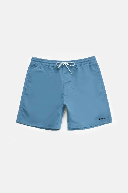 Classic Beach Short Mineral Blue Casual Men's Loose