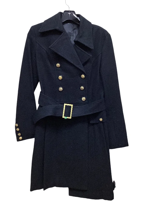 Coat Peacoat By Clothes Mentor In Black, Size: S Beach