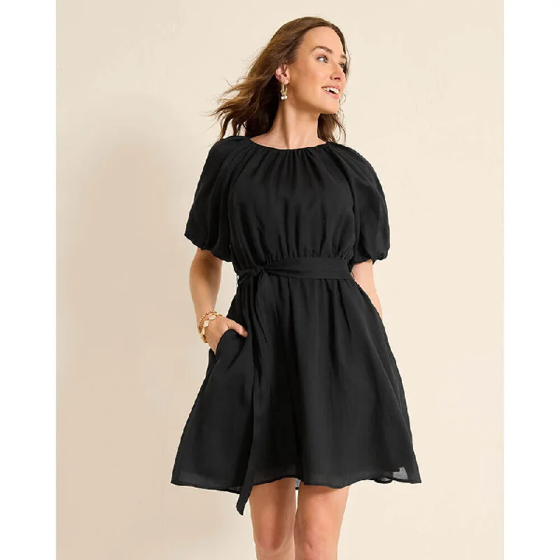 Tommy Bahama Women's Palm Breeze Elbow Sleeve Dress - Black Athletic Men's Compression