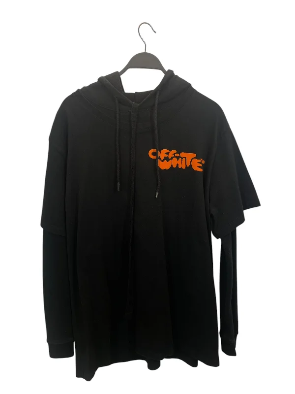 OFF-WHITE/Hoodie/L/Cotton/BLK/ Dynamic Men's High