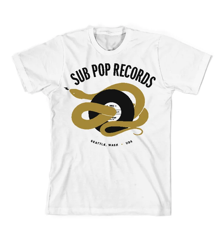 Snake White T-Shirt Tough Men's Military