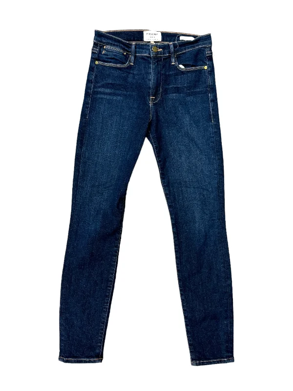 Blue Denim Jeans Skinny Frame, Size 4 Refined Men's Hand