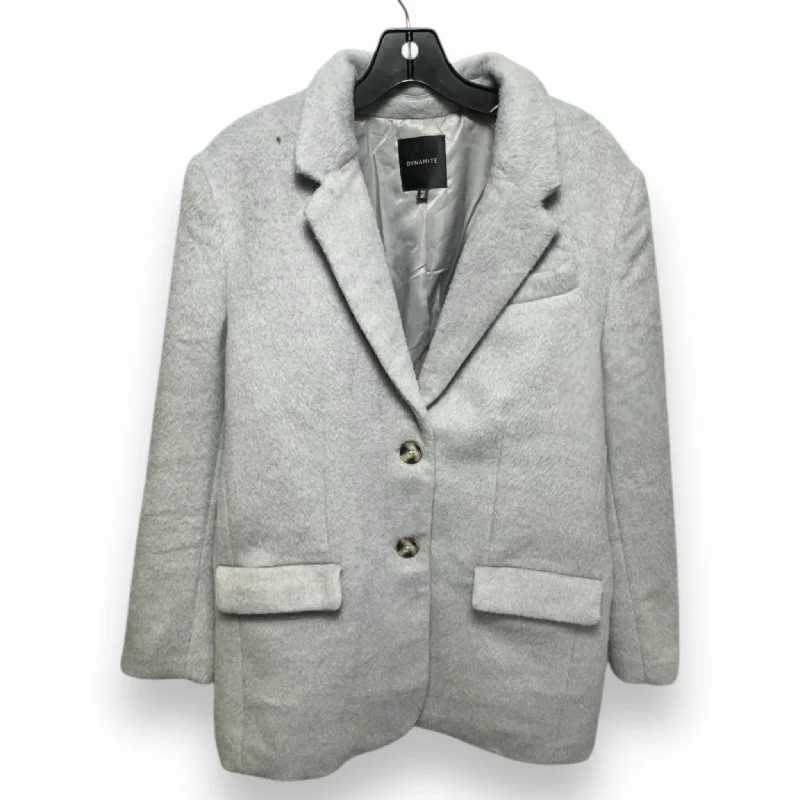 Coat Other By dynamite In Grey, Size: S Edgy Men's Punk