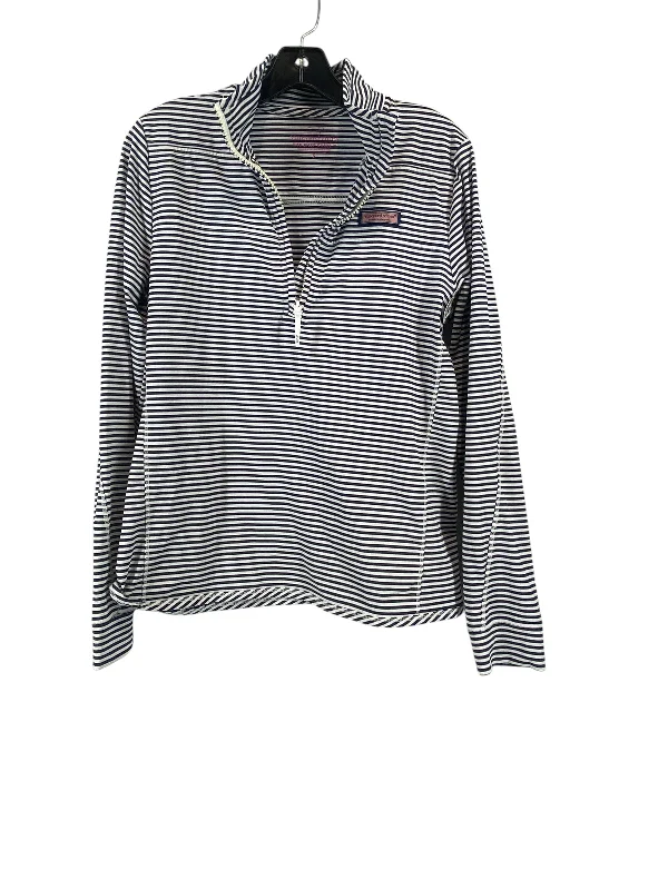 Athletic Top Long Sleeve Collar By Vineyard Vines In Striped Pattern, Size: S Laid