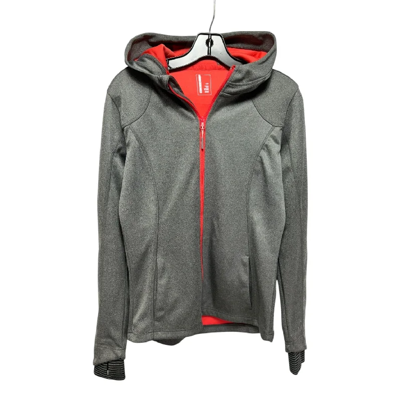 Athletic Jacket By Mondetta In Grey, Size: S Dynamic Men's Glow